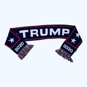 Trump 2020 Knit Scarf MAGA Make America great Again Republican 2 Sided